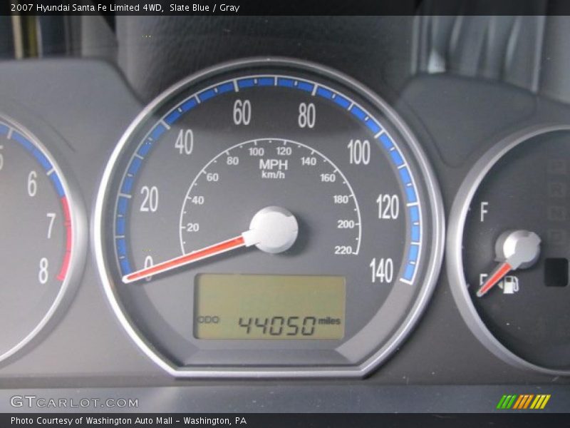 Slate Blue / Gray 2007 Hyundai Santa Fe Limited 4WD