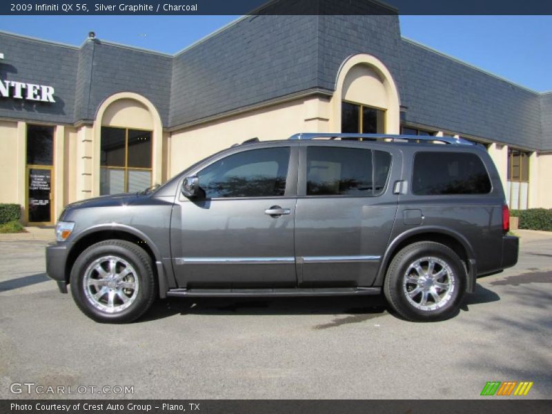 Silver Graphite / Charcoal 2009 Infiniti QX 56