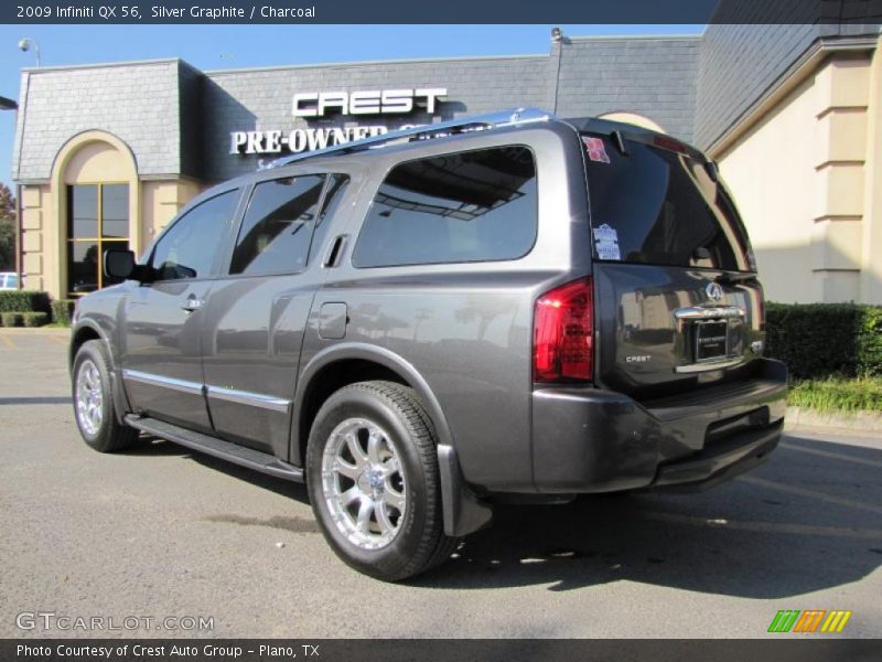 Silver Graphite / Charcoal 2009 Infiniti QX 56