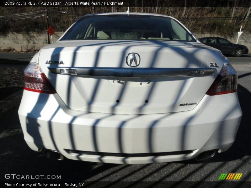 Alberta White Pearl / Parchment 2009 Acura RL 3.7 AWD Sedan