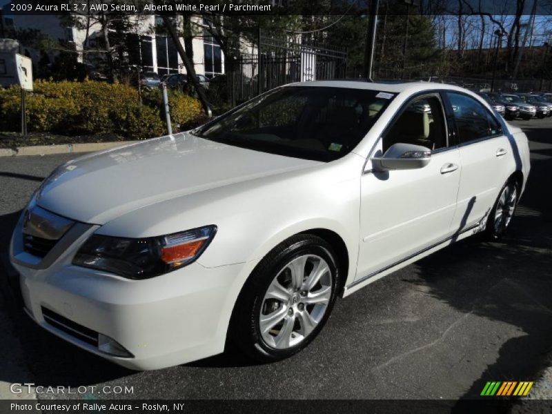 Alberta White Pearl / Parchment 2009 Acura RL 3.7 AWD Sedan