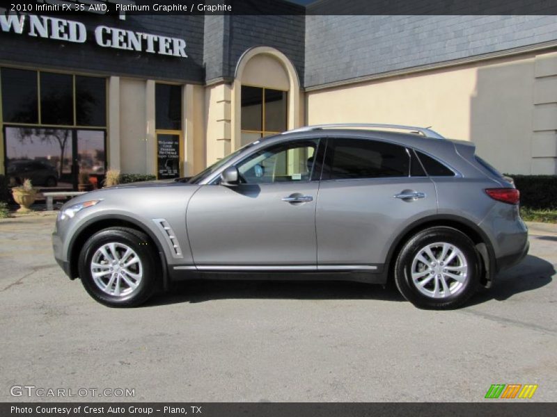 Platinum Graphite / Graphite 2010 Infiniti FX 35 AWD