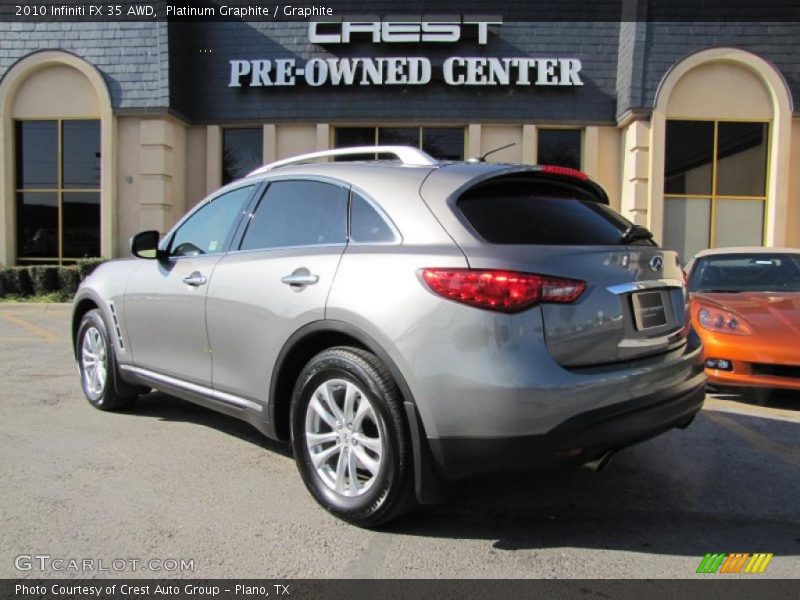 Platinum Graphite / Graphite 2010 Infiniti FX 35 AWD