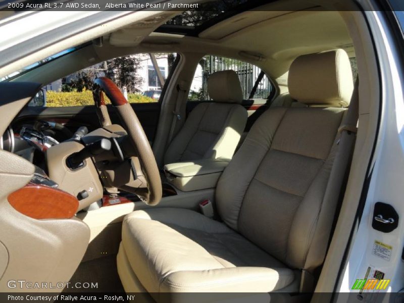 Alberta White Pearl / Parchment 2009 Acura RL 3.7 AWD Sedan