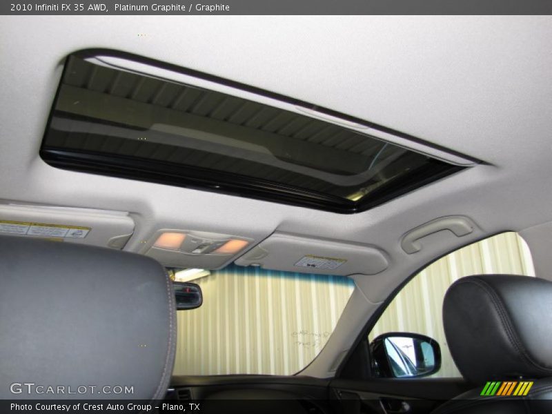 Platinum Graphite / Graphite 2010 Infiniti FX 35 AWD