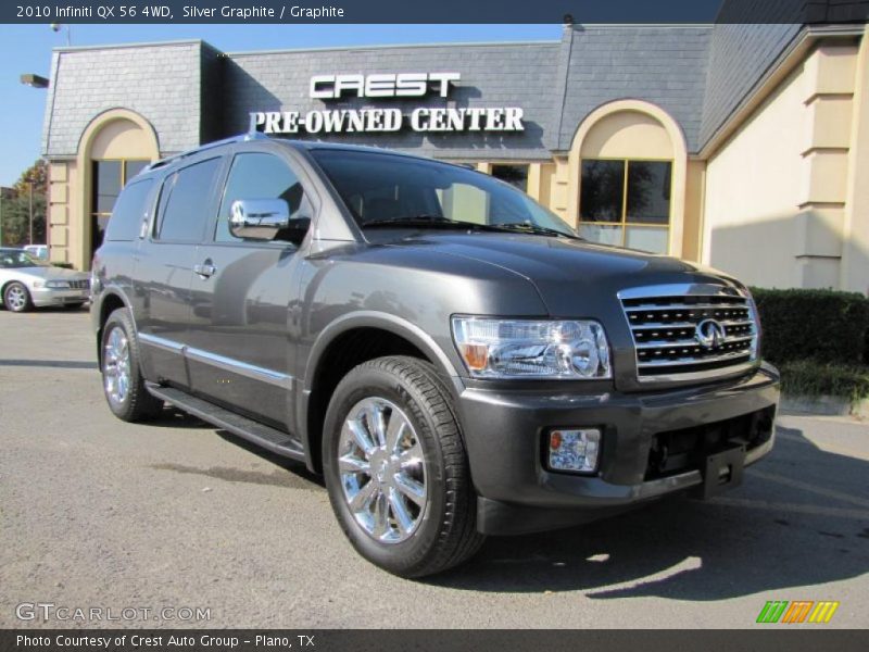 Silver Graphite / Graphite 2010 Infiniti QX 56 4WD