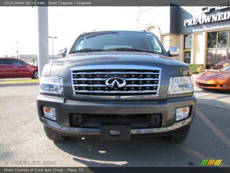 Silver Graphite / Graphite 2010 Infiniti QX 56 4WD