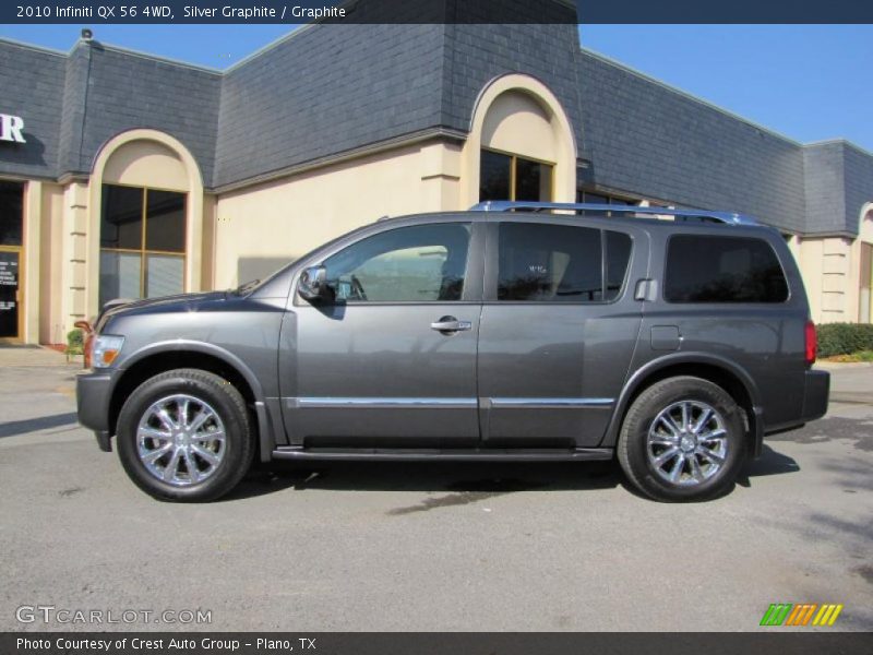 Silver Graphite / Graphite 2010 Infiniti QX 56 4WD