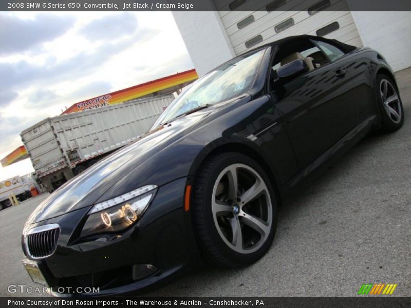  2008 6 Series 650i Convertible Jet Black