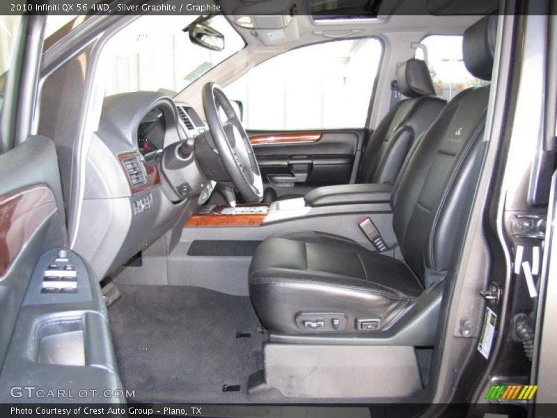 Silver Graphite / Graphite 2010 Infiniti QX 56 4WD