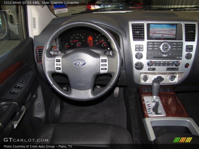 Silver Graphite / Graphite 2010 Infiniti QX 56 4WD