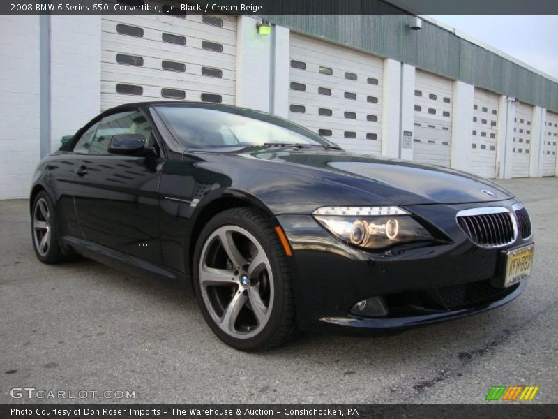 Front 3/4 View of 2008 6 Series 650i Convertible