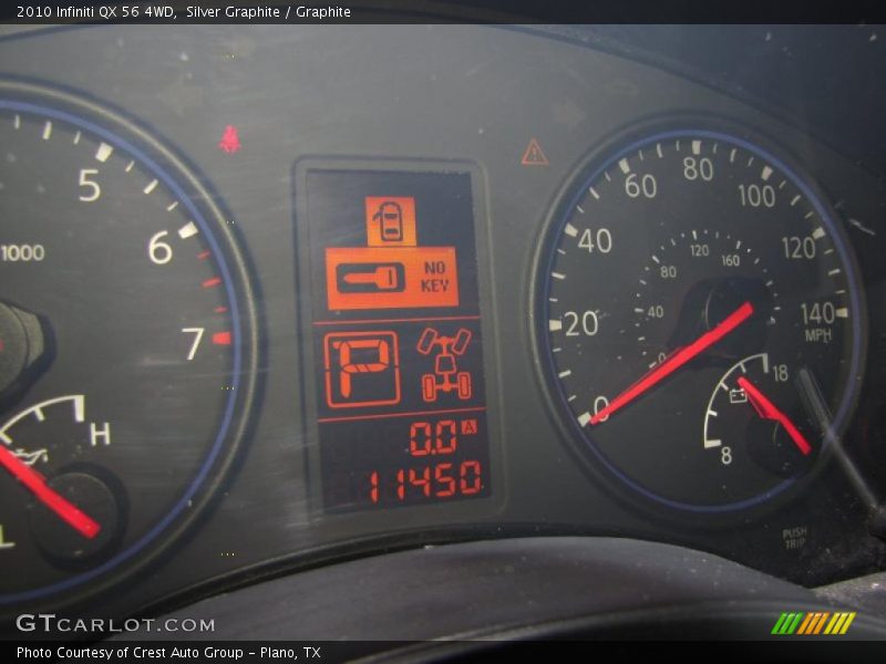 Silver Graphite / Graphite 2010 Infiniti QX 56 4WD