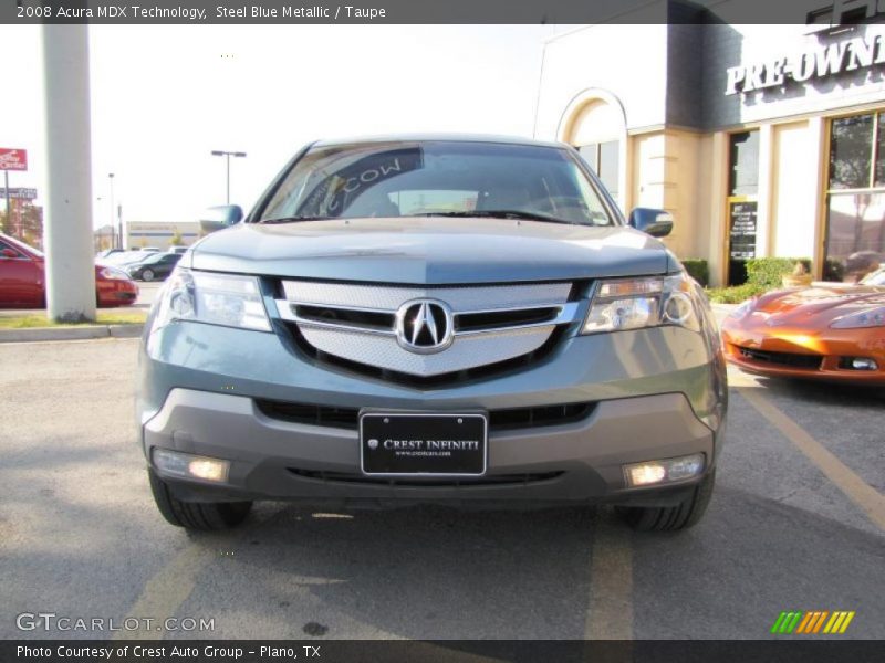 Steel Blue Metallic / Taupe 2008 Acura MDX Technology
