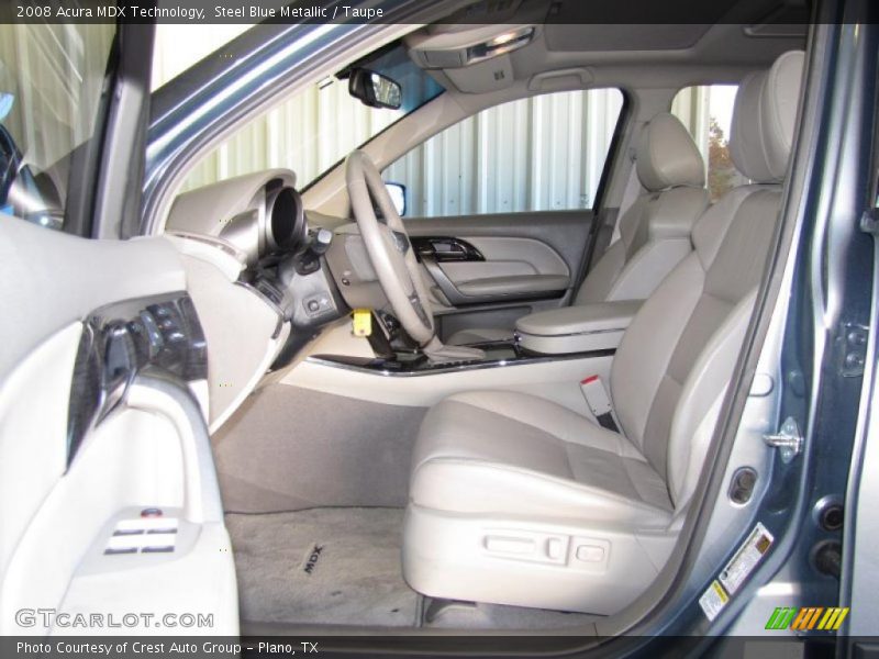 Steel Blue Metallic / Taupe 2008 Acura MDX Technology