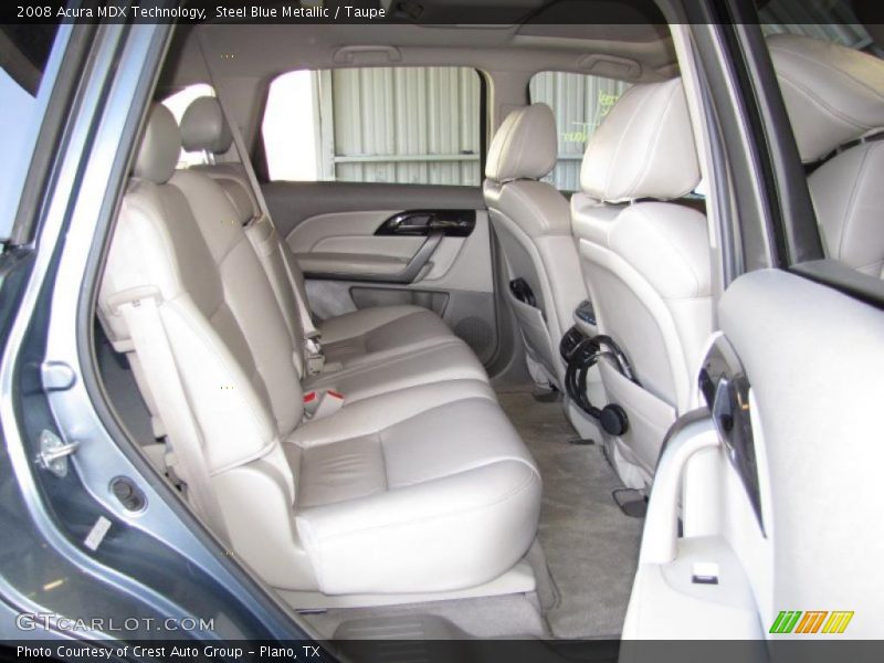 Steel Blue Metallic / Taupe 2008 Acura MDX Technology