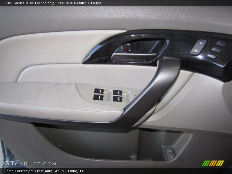 Steel Blue Metallic / Taupe 2008 Acura MDX Technology