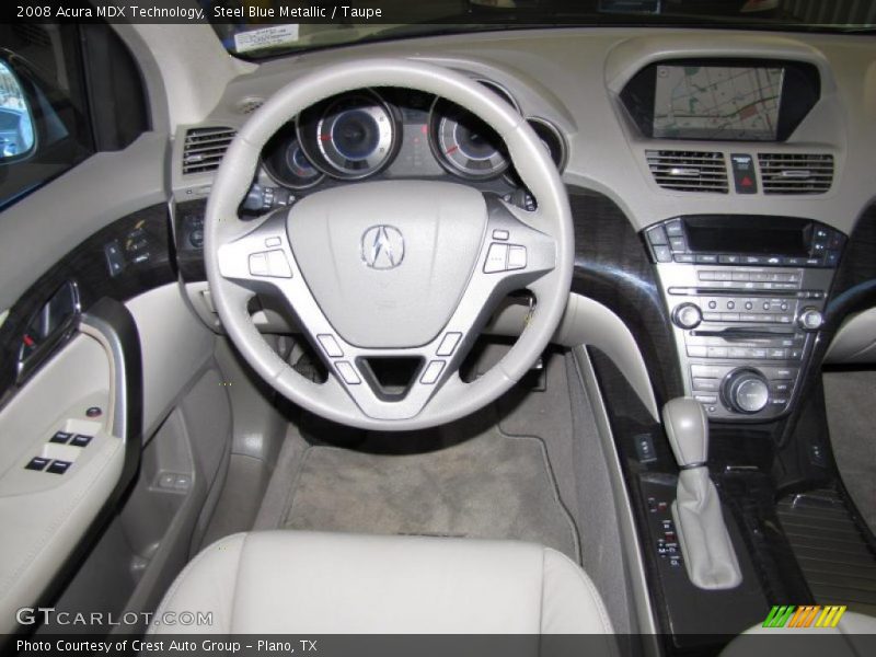 Steel Blue Metallic / Taupe 2008 Acura MDX Technology