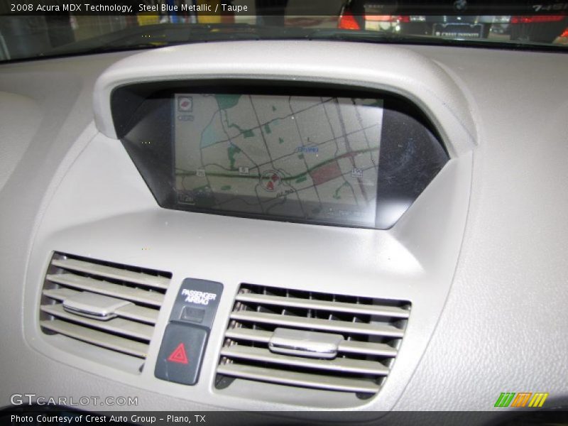 Steel Blue Metallic / Taupe 2008 Acura MDX Technology