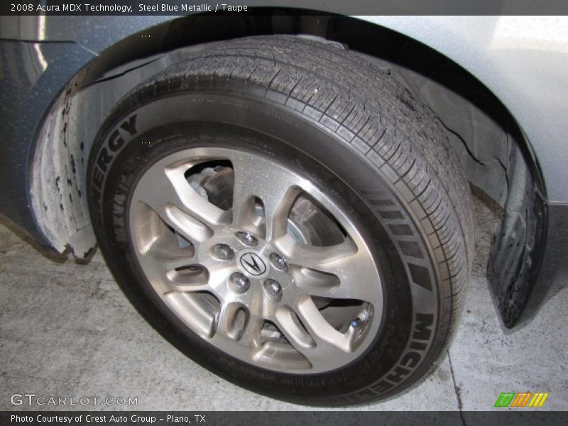 Steel Blue Metallic / Taupe 2008 Acura MDX Technology