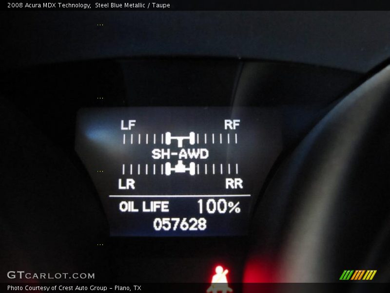Steel Blue Metallic / Taupe 2008 Acura MDX Technology