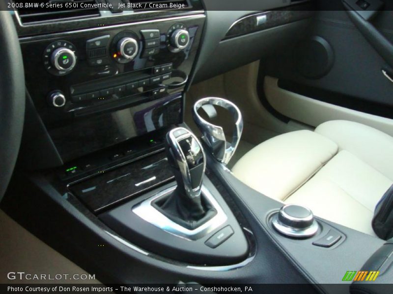 Jet Black / Cream Beige 2008 BMW 6 Series 650i Convertible