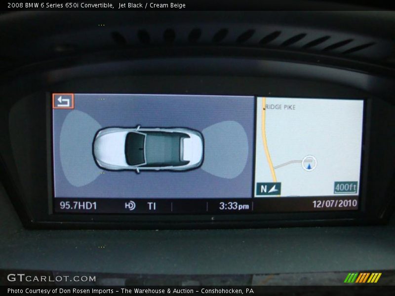 Jet Black / Cream Beige 2008 BMW 6 Series 650i Convertible