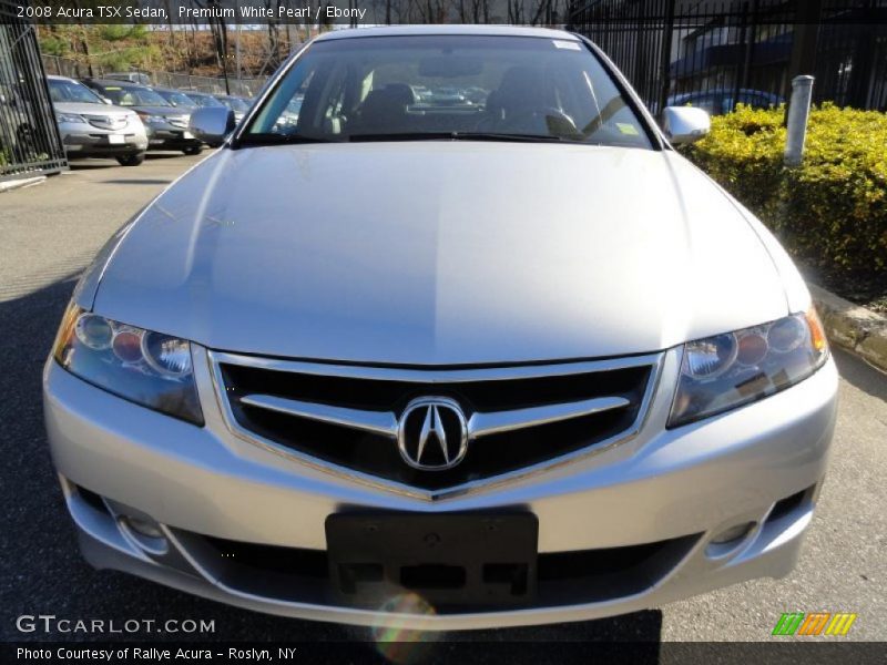 Premium White Pearl / Ebony 2008 Acura TSX Sedan