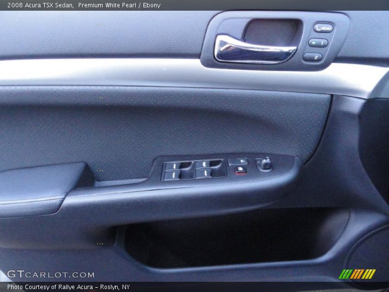 Premium White Pearl / Ebony 2008 Acura TSX Sedan