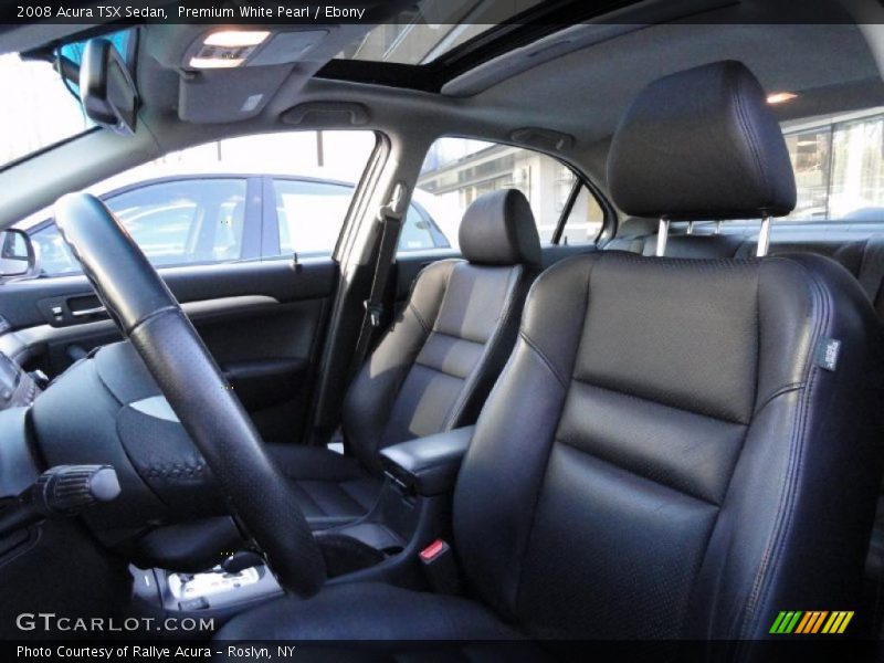 Premium White Pearl / Ebony 2008 Acura TSX Sedan