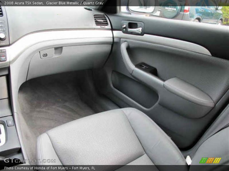 Glacier Blue Metallic / Quartz Gray 2008 Acura TSX Sedan