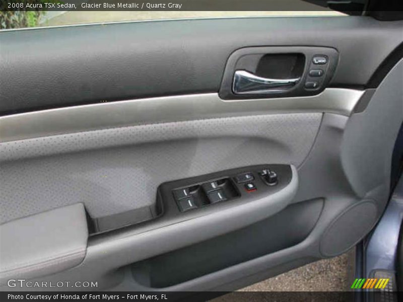 Glacier Blue Metallic / Quartz Gray 2008 Acura TSX Sedan