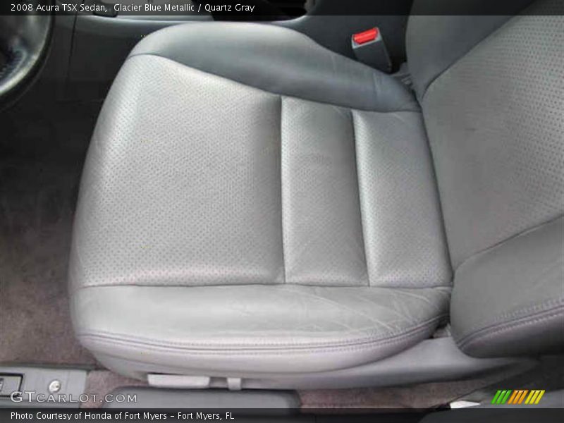 Glacier Blue Metallic / Quartz Gray 2008 Acura TSX Sedan