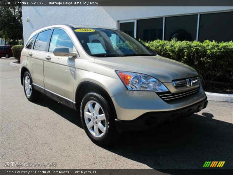Borrego Beige Metallic / Ivory 2008 Honda CR-V EX-L