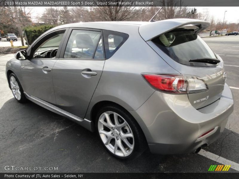 Liquid Silver Metallic / Black/Red 2010 Mazda MAZDA3 MAZDASPEED3 Sport 5 Door