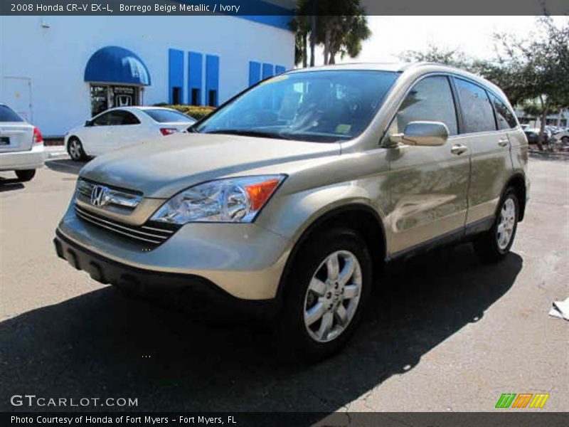 Borrego Beige Metallic / Ivory 2008 Honda CR-V EX-L
