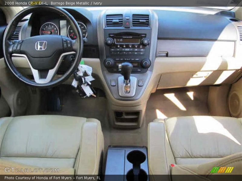 Borrego Beige Metallic / Ivory 2008 Honda CR-V EX-L
