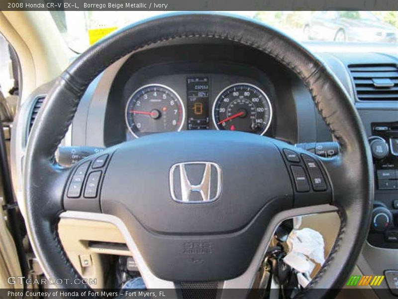 Borrego Beige Metallic / Ivory 2008 Honda CR-V EX-L