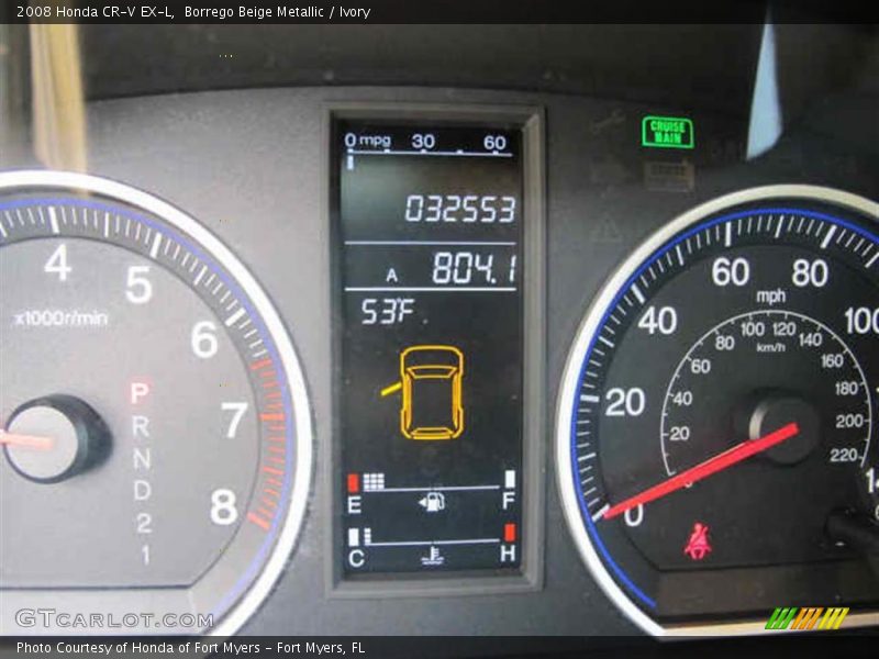 Borrego Beige Metallic / Ivory 2008 Honda CR-V EX-L