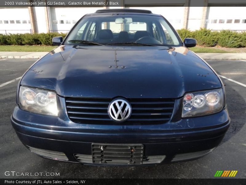 Galactic Blue Metallic / Black 2003 Volkswagen Jetta GLI Sedan