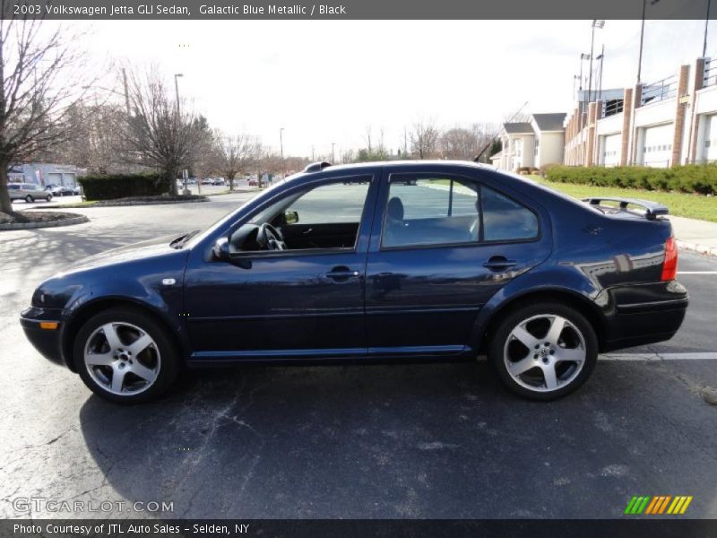 Galactic Blue Metallic / Black 2003 Volkswagen Jetta GLI Sedan