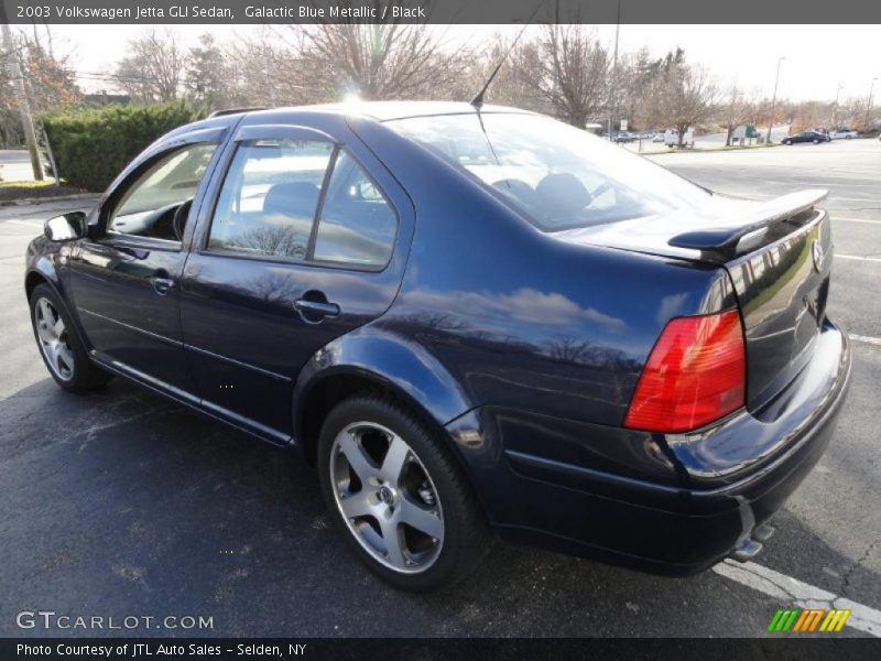 Galactic Blue Metallic / Black 2003 Volkswagen Jetta GLI Sedan