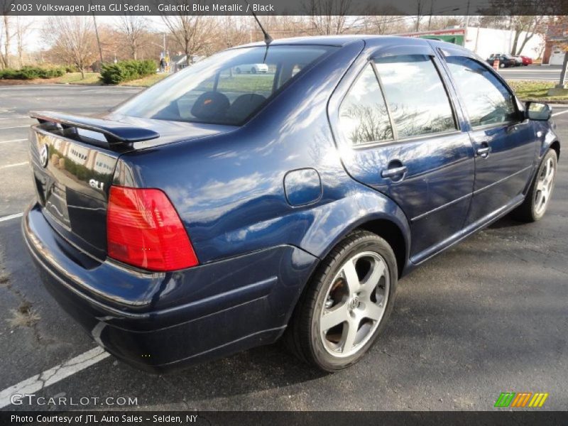 Galactic Blue Metallic / Black 2003 Volkswagen Jetta GLI Sedan