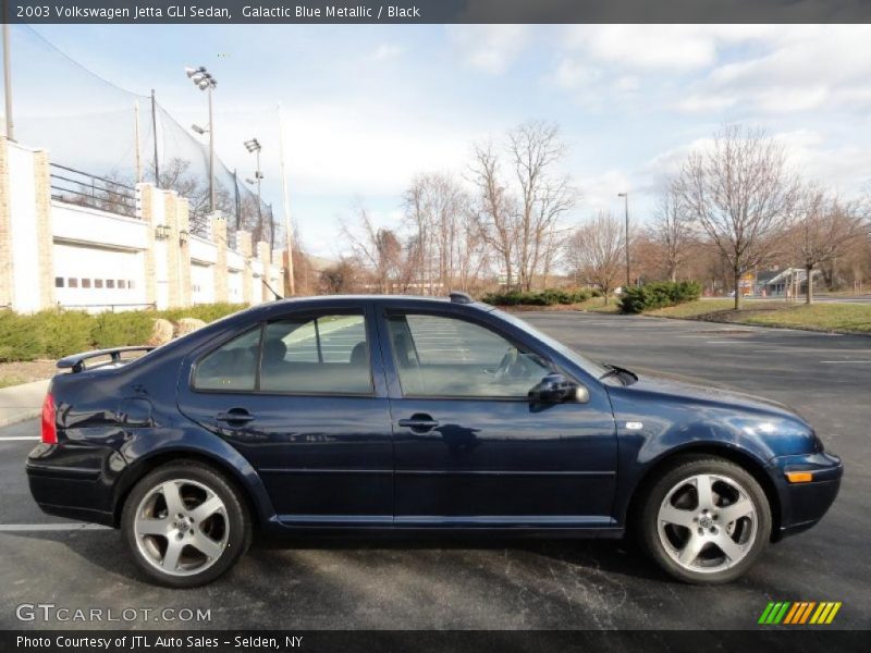Galactic Blue Metallic / Black 2003 Volkswagen Jetta GLI Sedan