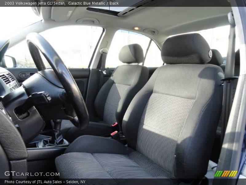 Galactic Blue Metallic / Black 2003 Volkswagen Jetta GLI Sedan