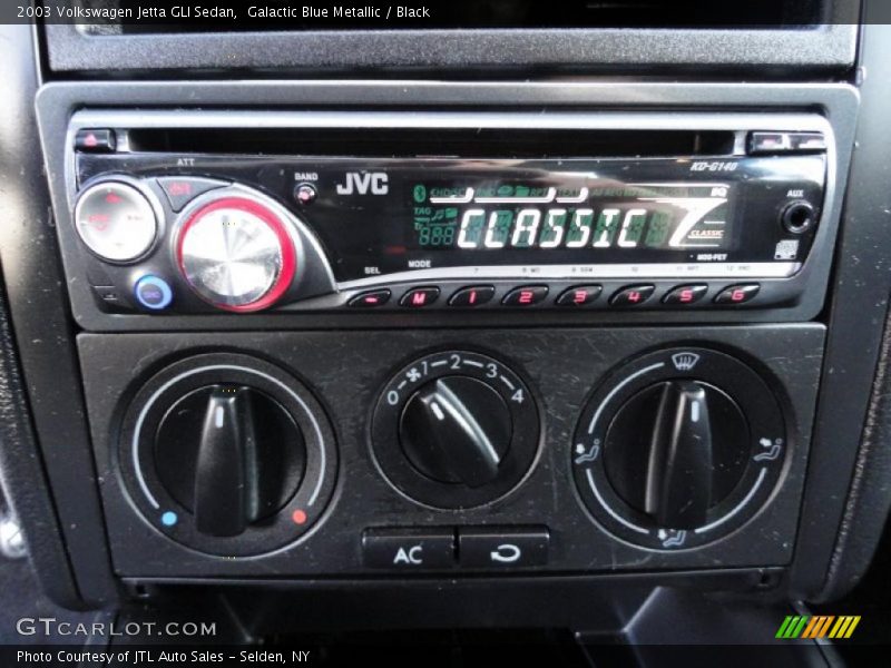 Galactic Blue Metallic / Black 2003 Volkswagen Jetta GLI Sedan