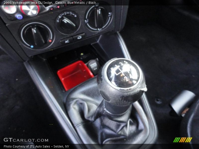 Galactic Blue Metallic / Black 2003 Volkswagen Jetta GLI Sedan