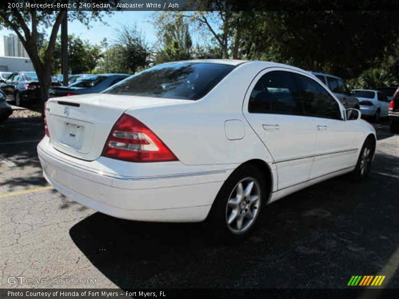 Alabaster White / Ash 2003 Mercedes-Benz C 240 Sedan