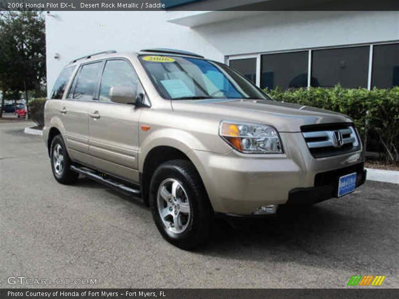 Desert Rock Metallic / Saddle 2006 Honda Pilot EX-L