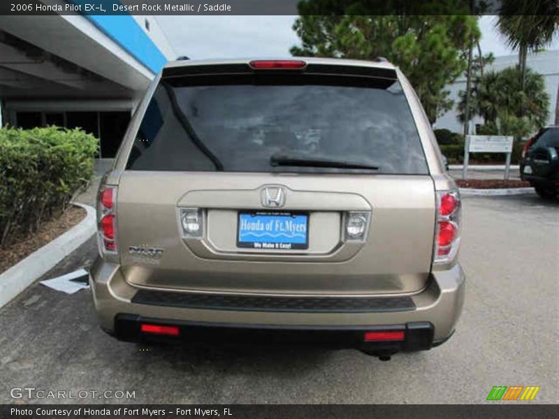 Desert Rock Metallic / Saddle 2006 Honda Pilot EX-L